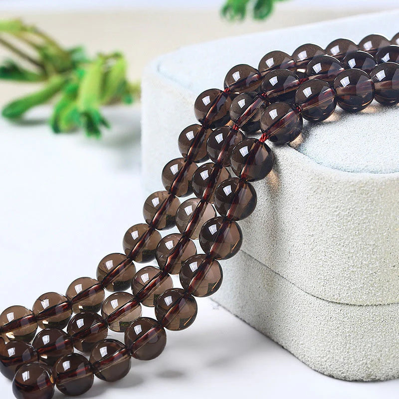 Kirara天然石スモーキークォーツビーズ卸売 5A/7A 6/8/10/12mm